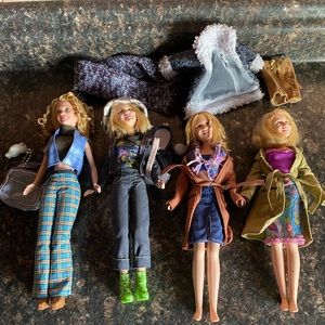 Mary Kate and Ashley dolls, set of 4